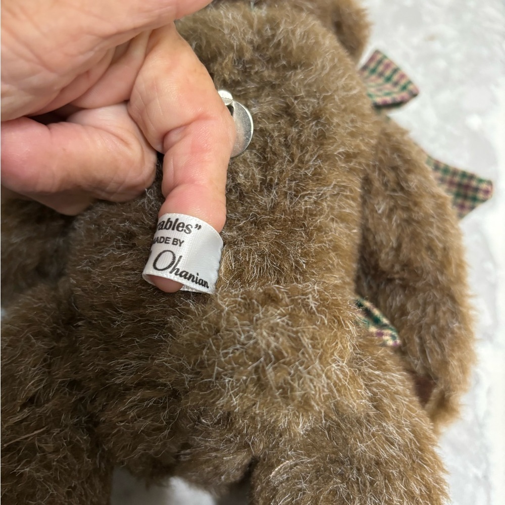 Bearables Diane B Ohanian Fur Teddy Bear Jointed Handmade Collectible Plush - Picture 7 of 7